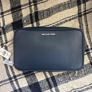 Michael Kors Cooper Tech Organizer in Navy - Brand New